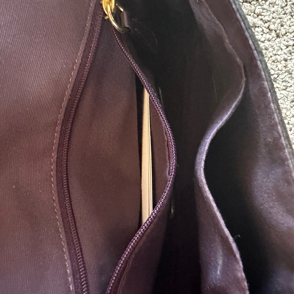 👜 Coach Wine Purple purse with crossbody strap options ⭐️BRAND NEW!⭐️ - Picture 5 of 6